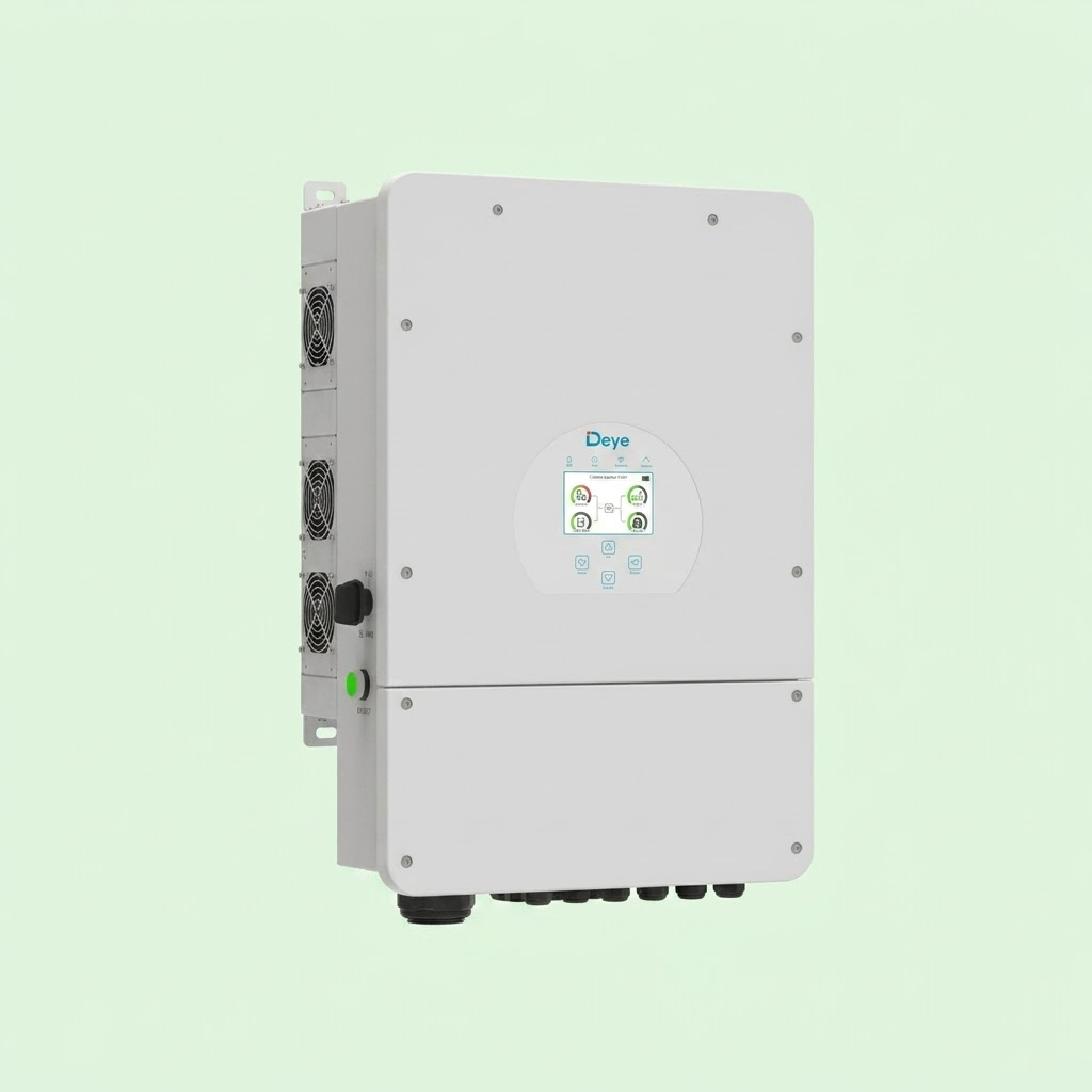 PACK INVERSOR HÍBRIDO Deye 10kW MONOFÁSICO + Batería de Litio Deye 16 kWh