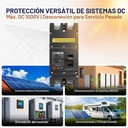 DISYUNTOR MAGNETOTÉRMICO CC 2P 250A 1000V HESCHEN (CAJA MOLDEADA MCCB)