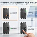 DISYUNTOR MAGNETOTÉRMICO CC 2P 250A 1000V HESCHEN (CAJA MOLDEADA MCCB)
