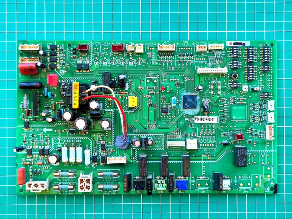 REPARACIÓN DE PLACA DE AIRE ACONDICIONADO MITSUBISHI RG76N576G02 RG76V337G02 RG76V337G05 RG76V337G03