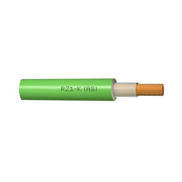 CABLE DE COBRE LIBRE HALOGENOS 1kv. 1x95mm. VERDE RZ1-K(AS) (BOBINA)
