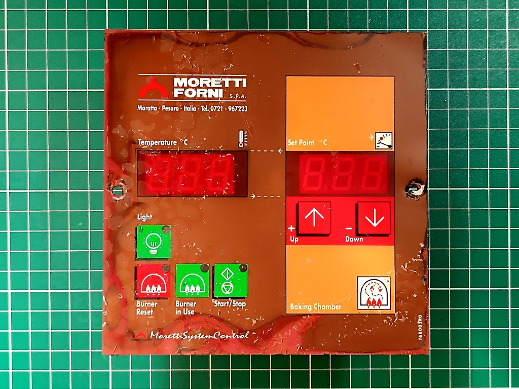 REPARACIÓN DE PANEL DE MANDOS MORETTI FORNI