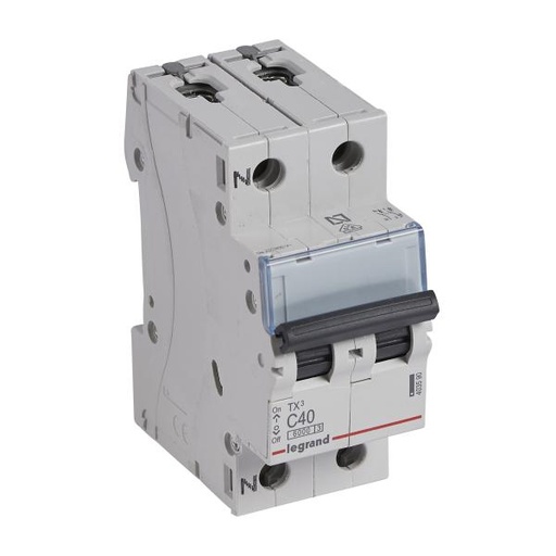 MAGNETOTÉRMICO TX³ 6KA C 1+N 40A LEGRAND